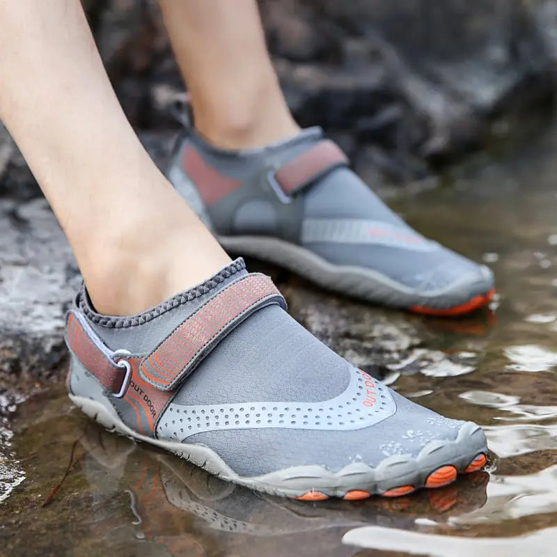 Breathable Double Buckle Unisex Water Shoes - Aqua Shoes Slip-On