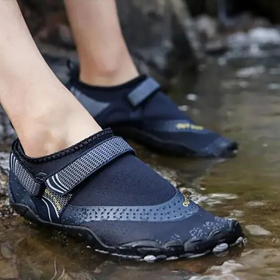 Breathable Double Buckle Unisex Water Shoes - Aqua Shoes Slip-On