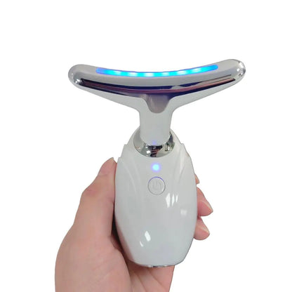 Neck &amp; Face Lifting LED Therapy Device