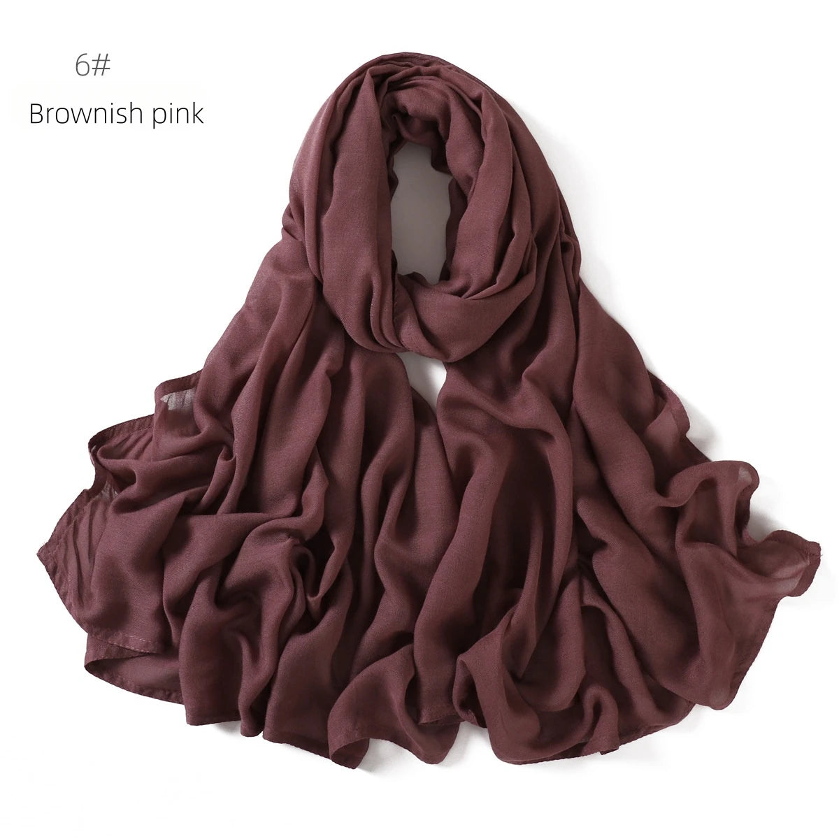 Elegant Viscose Travel Scarf