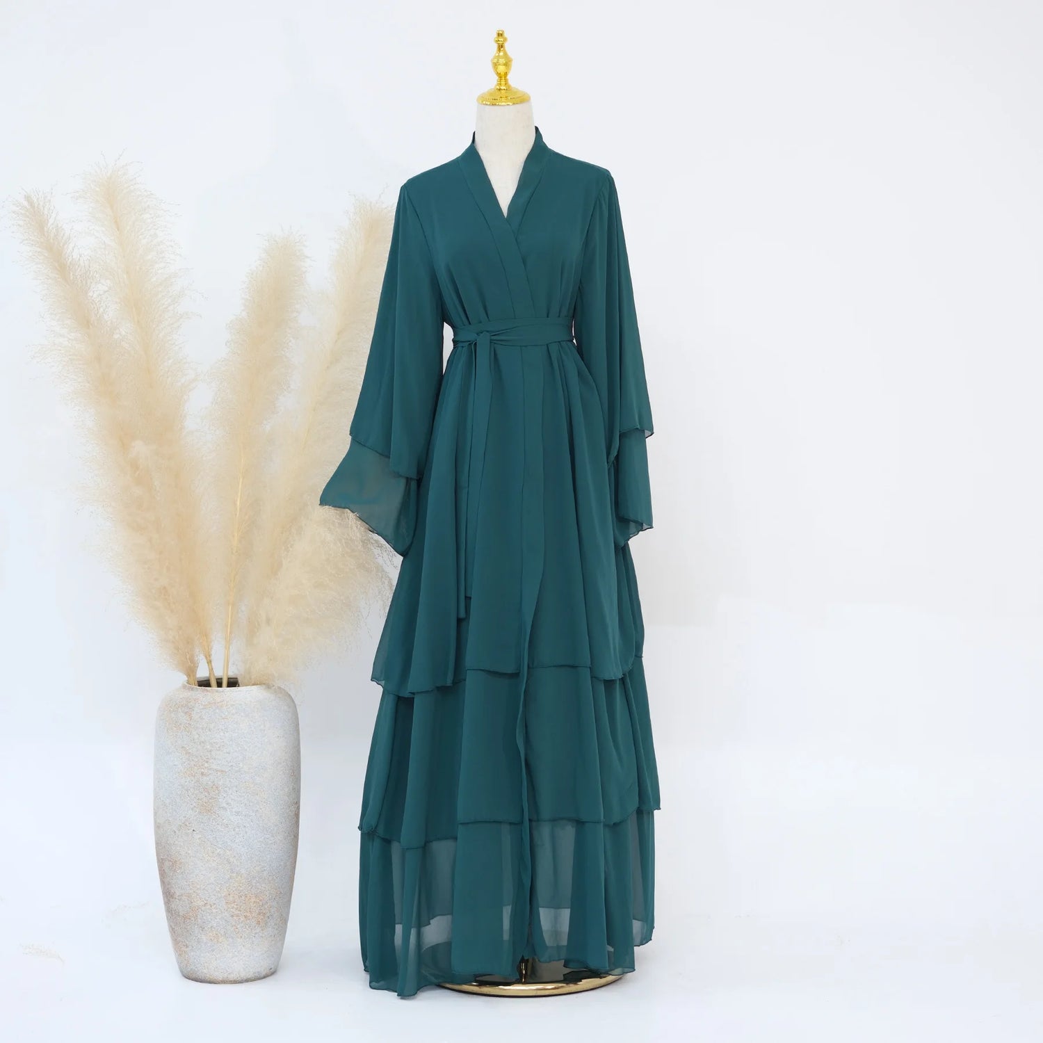 Luxury Chiffon Abaya Dress