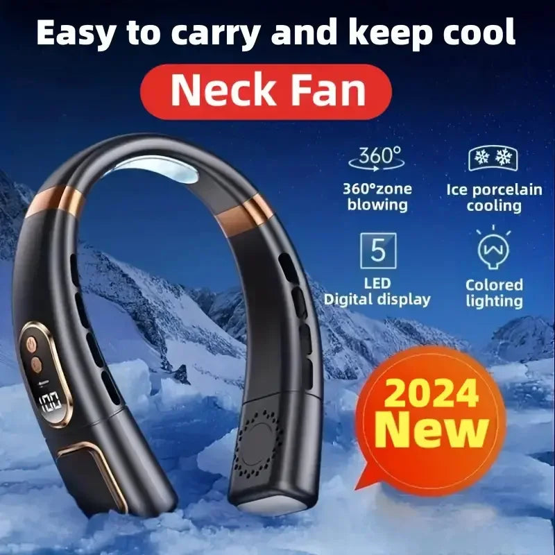 CoolBreeze Wearable Neck Fan