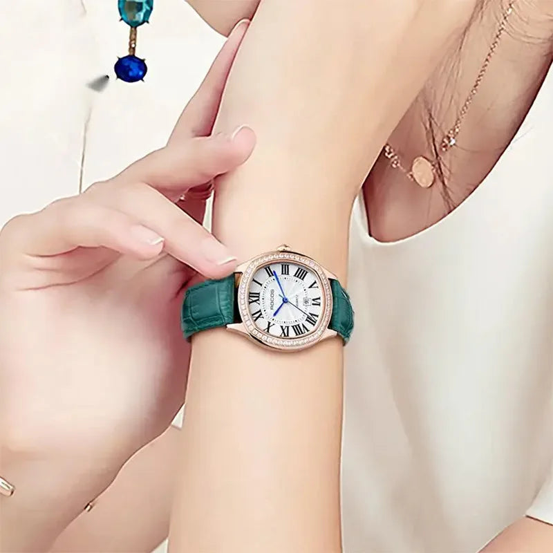 Elegant Diamond Quartz Watch