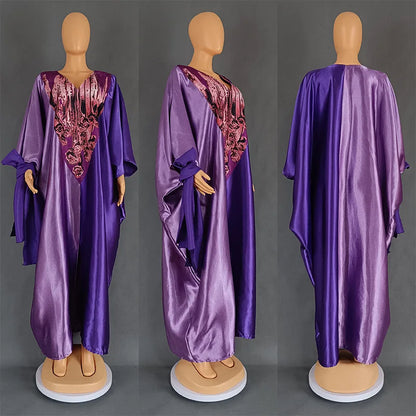 Elegant Satin Abayas