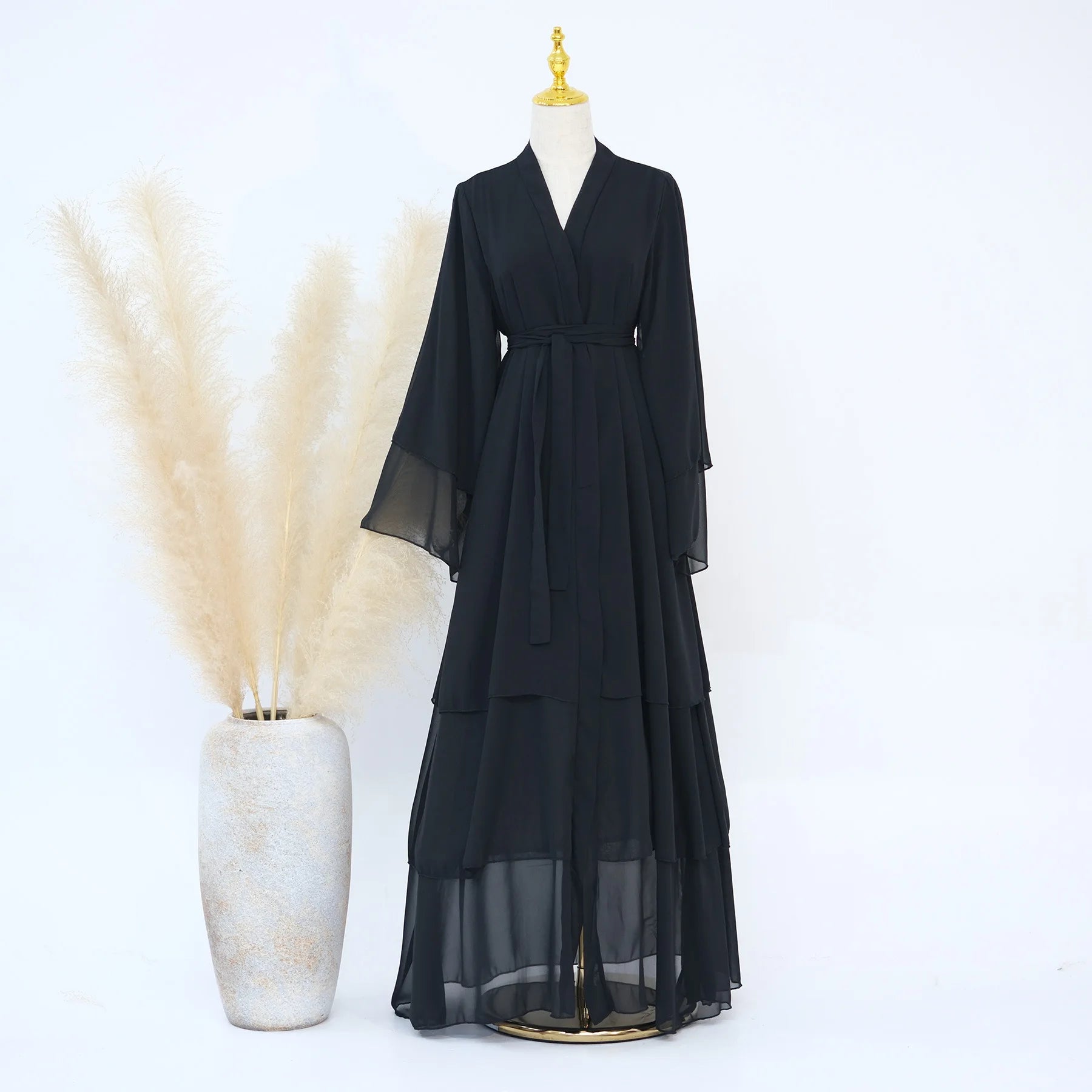 Luxury Chiffon Abaya Dress