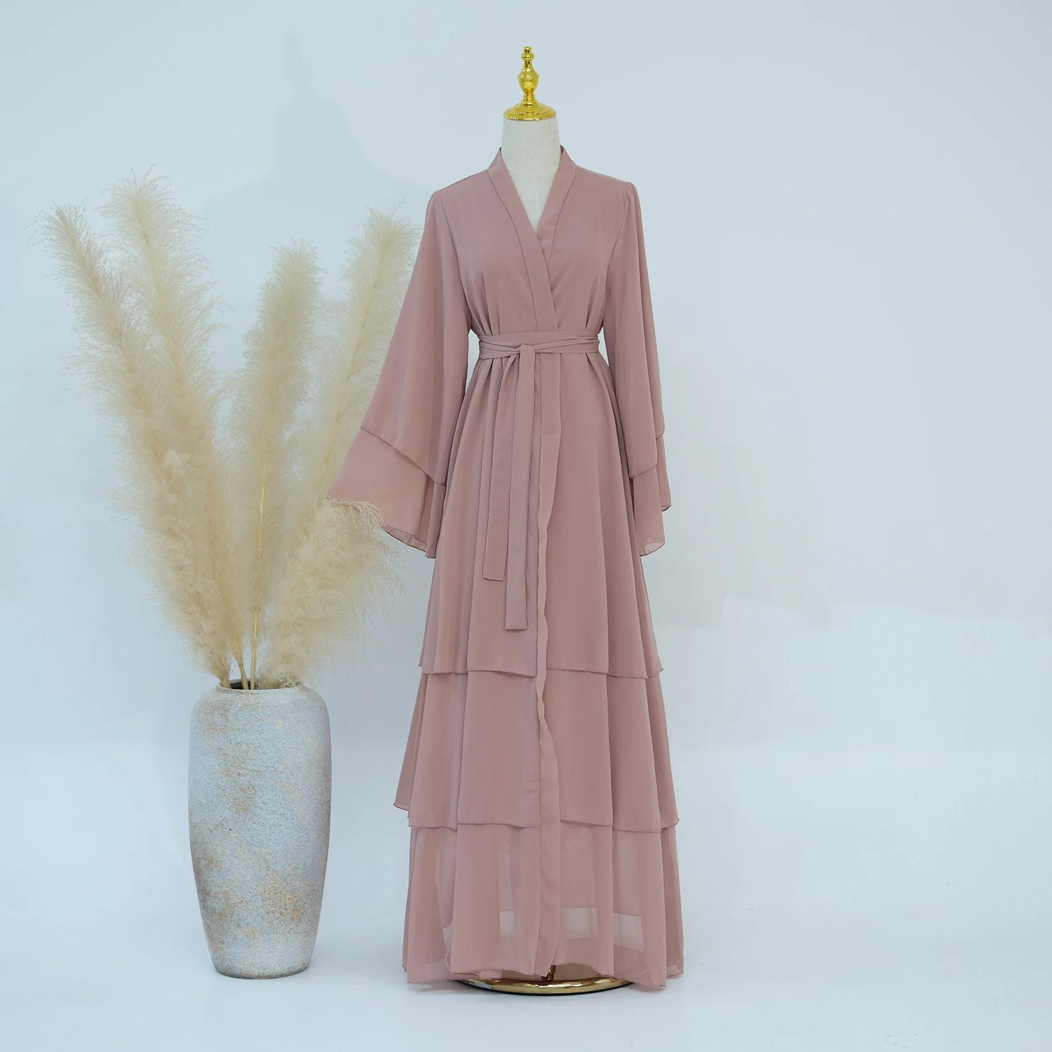 Luxury Chiffon Abaya Dress