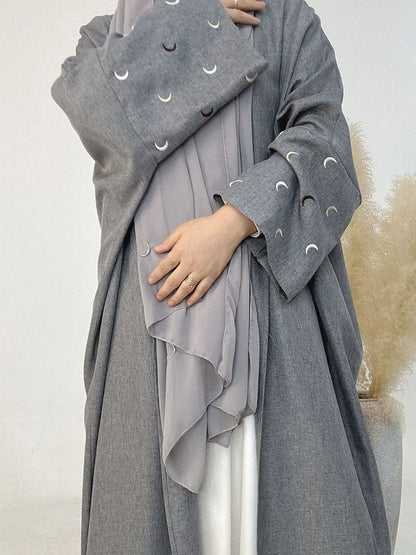 Modern Style Abaya Maxi Dress